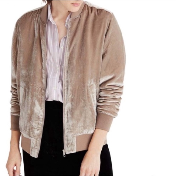 Madewell Jackets & Blazers - Madewell • NWT Velvet Bomber Jacket